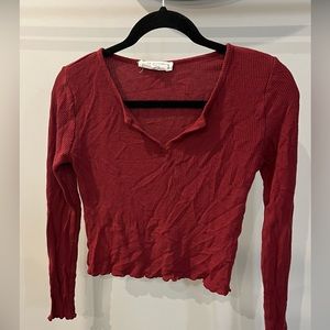 Maroon Henley